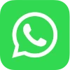 WhatsApp-Logo auf grünem Hintergrund